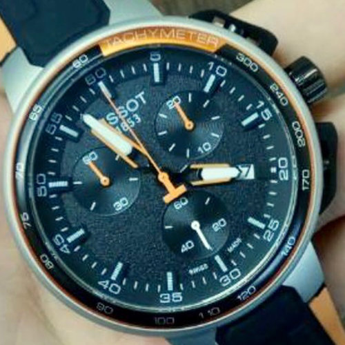 Tissot Limited Availability JAM TANGAN TISSOT TOUR DE FRANCE CHRONOGRAPH BLACK SUPER GRADE - Orange Tissot Limited Availability JAM TANGAN TISSOT TOUR DE FRANCE CHRONOGRAPH BLACK SUPER GRADE - Orange