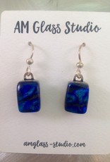 Ann Mackiernan Fused Glass Earrings Medium - M2
