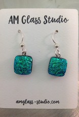 Ann Mackiernan Fused Glass Earrings Medium - M12
