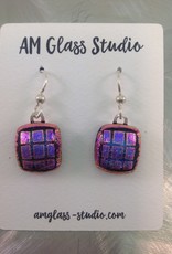Ann Mackiernan Fused Glass Earrings Large - L3