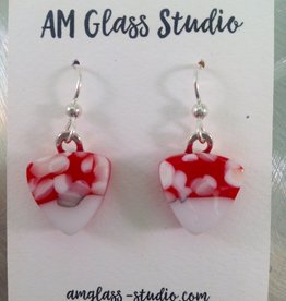 Ann Mackiernan Fused Glass Earrings Large - L4