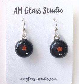 Ann Mackiernan Fused Glass Earrings Small - S7