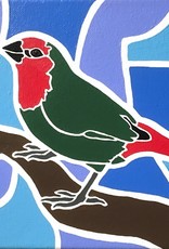 Whitney North Parrot Finch Original Painting