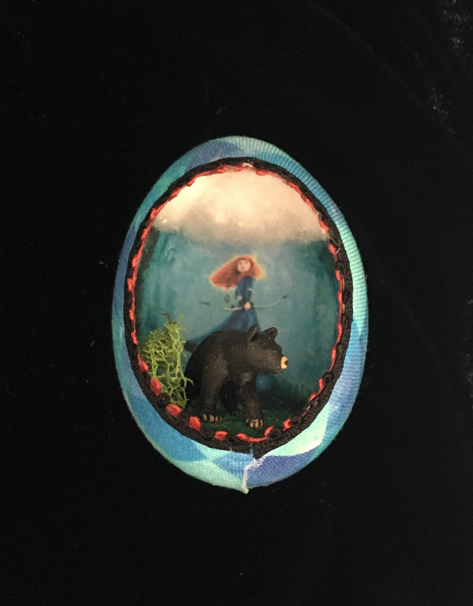 Ammi Brooks Brave Real Egg Ornament