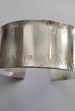 Hammered Cuff, Sterling Silver