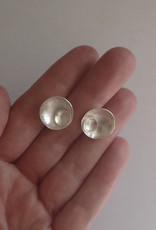 Lilly Parker Moon In Orbit, Sterling Silver Stud Earrings