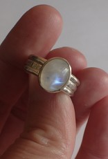 Lilly Parker Moonstone, Sterling Silver Ring. Size 7