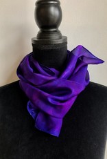 Ammi Brooks silk Scarf/purple