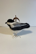 Jennifer Cook-Chrysos CD Artworks Male Felted Chickadee Ornament