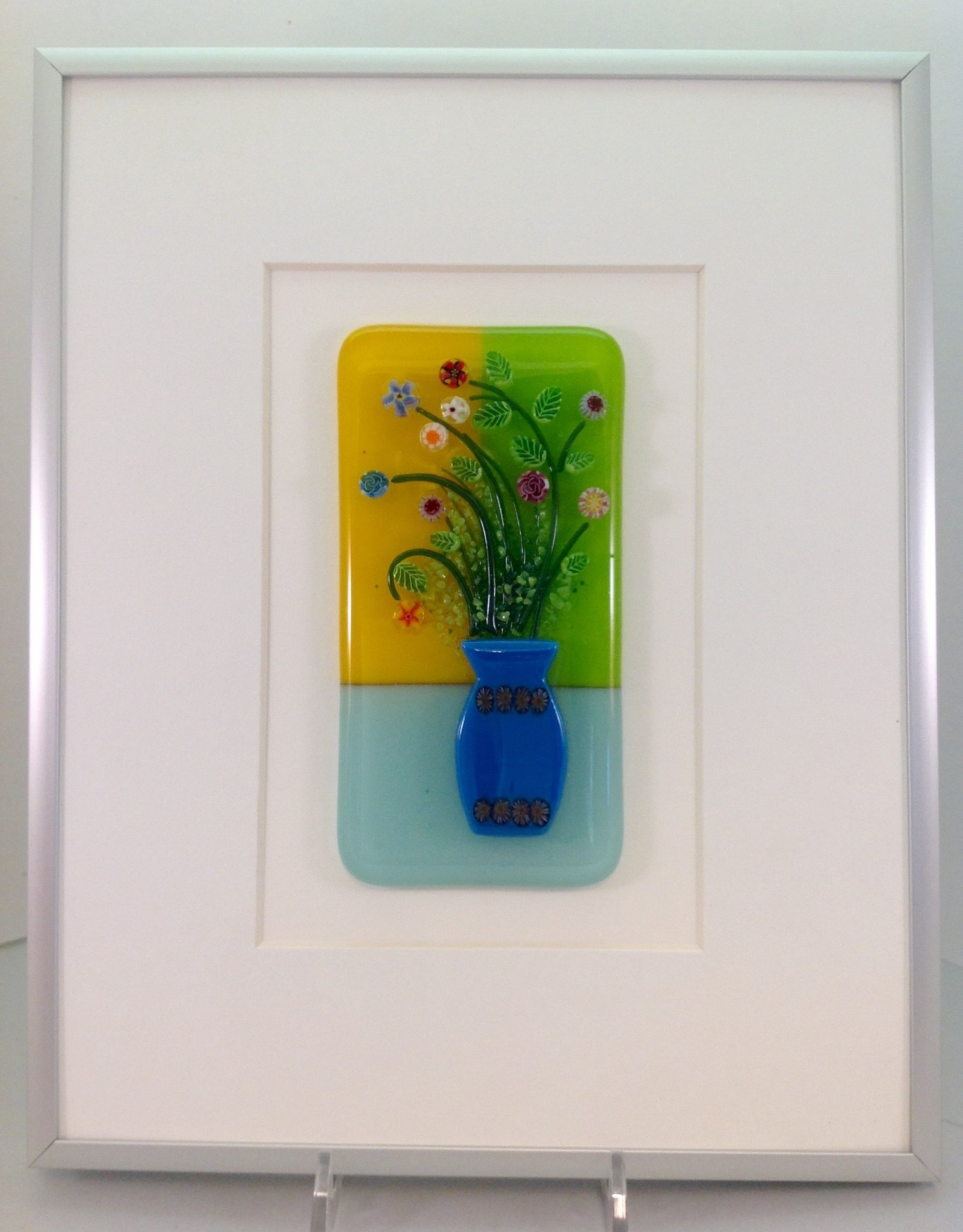 Ann Mackiernan Bouquet Fused Glass Wall Art