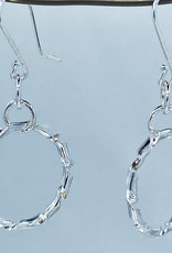 Victoria Epstein VAE/Half Round Twisted Wire Circle Earrings