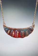 Anne Johnson AJE - Rueger Ruffle Pendant / Red Turquoise