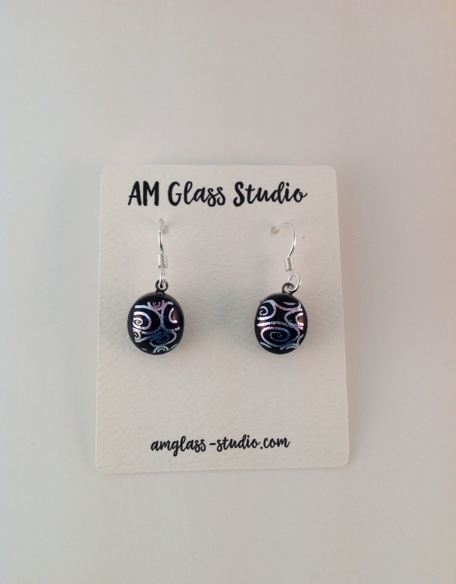 Ann Mackiernan Fused Glass Earrings Small - S25