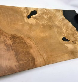 Ron and Ellie Purvis MHC - "Light Years" - Maple Wood and Resin Serving Tray