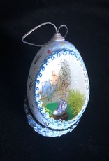 Ammi Brooks Peter Rabbit Real Egg Ornament