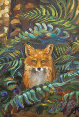 Jennifer Cook-Chrysos CD Artworks, "Forest Fox", Oil on Panel, 16 x 20