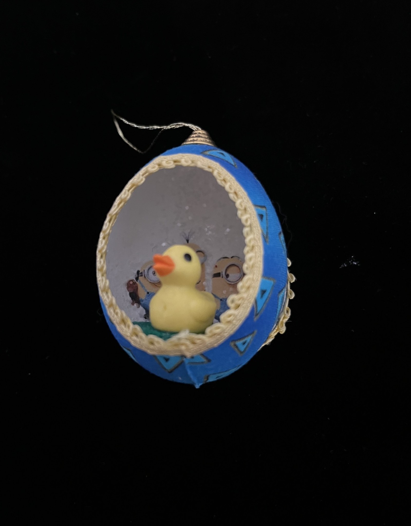 Ammi Brooks Minions Real Egg Ornament
