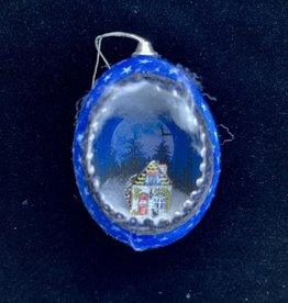 Ammi Brooks Halloween Egg Ornament/House