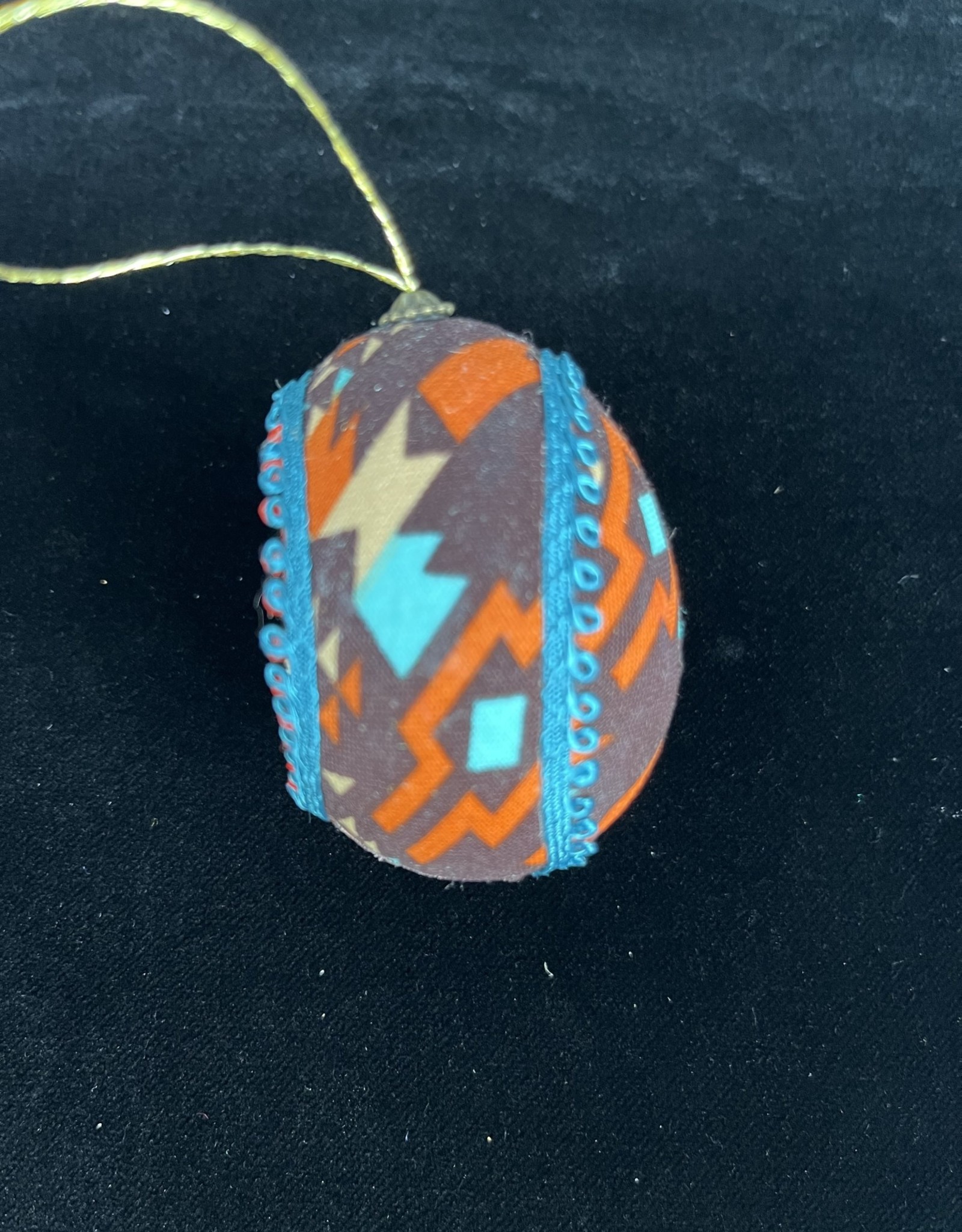 Ammi Brooks Southwest Coyote Real Egg Ornament
