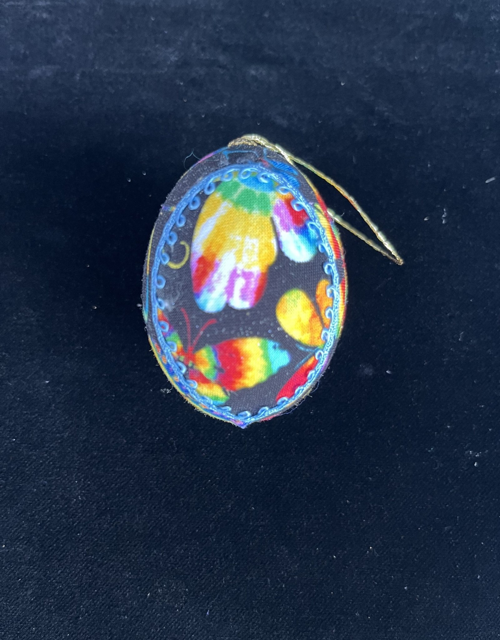 Ammi Brooks Butterfly Real Egg Ornament
