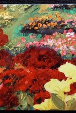 Nancy Smith Klos Coaster set of #4 Red Hot Lava Roses