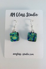 Ann Mackiernan Fused Glass Earrings Small - S19