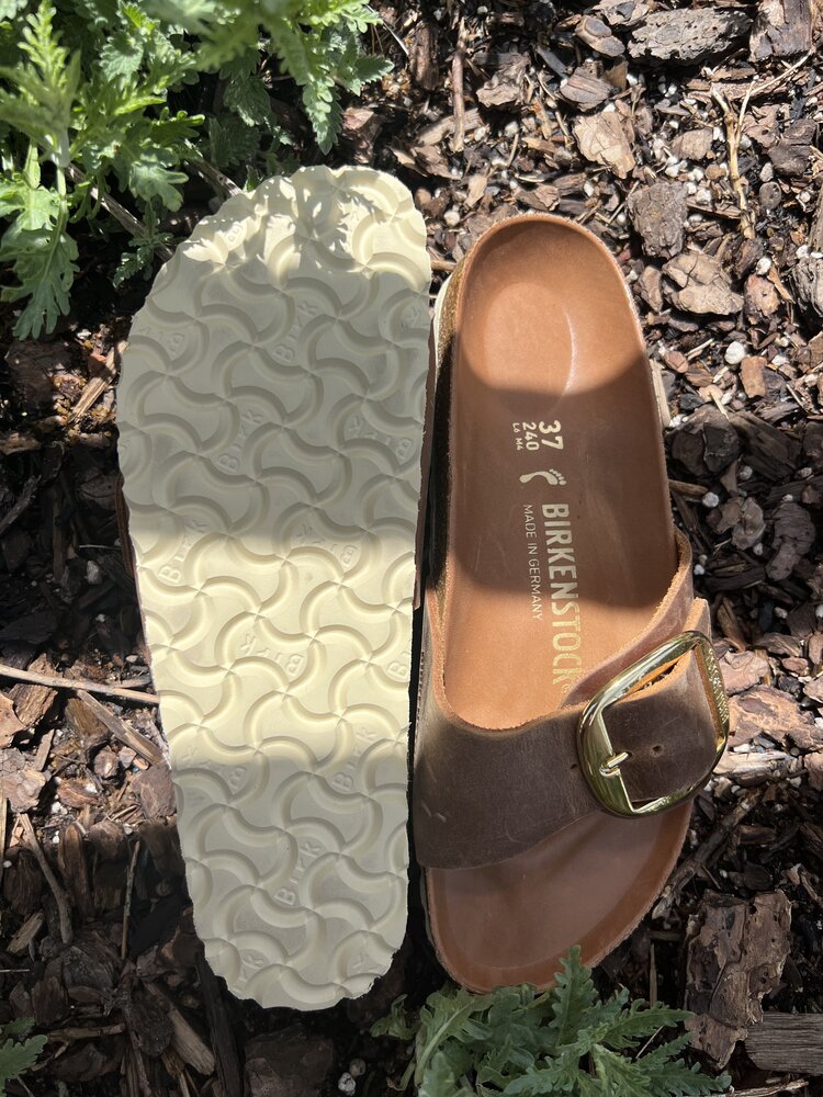 Birkenstock Madrid Oiled Leather Big Buckle Narrow