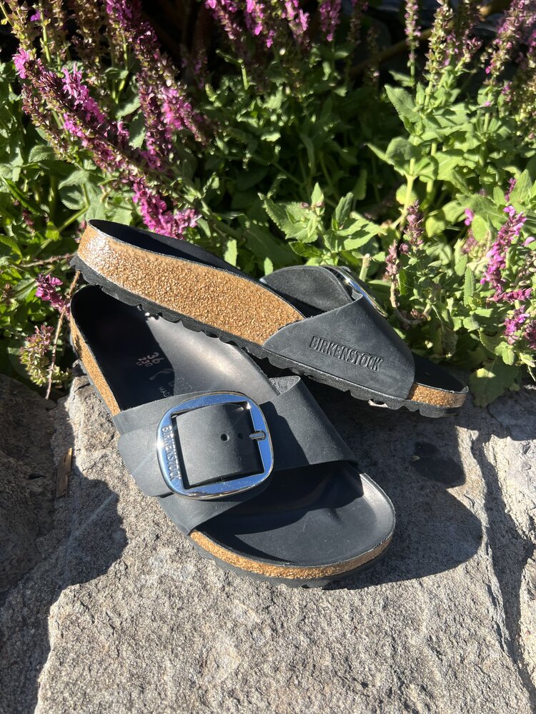 Birkenstock Madrid Oiled Leather Big Buckle Narrow