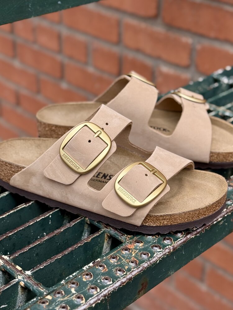 Birkenstock Arizona Big Buckle Nubuck Leather - Narrow