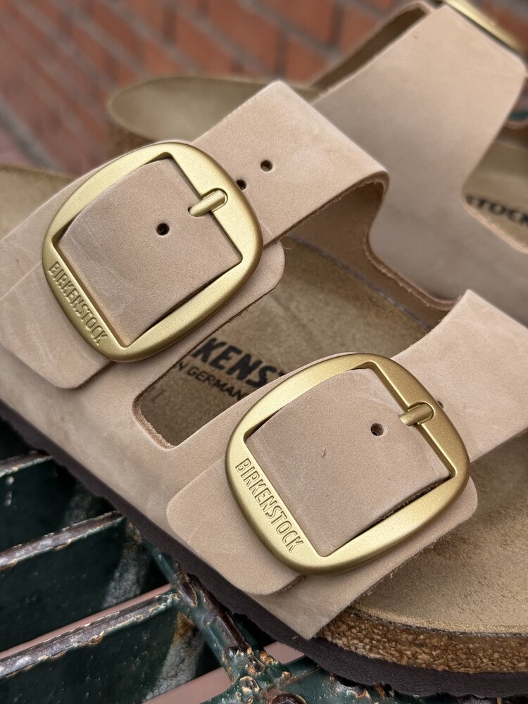 Birkenstock Arizona Big Buckle Nubuck Leather - Narrow