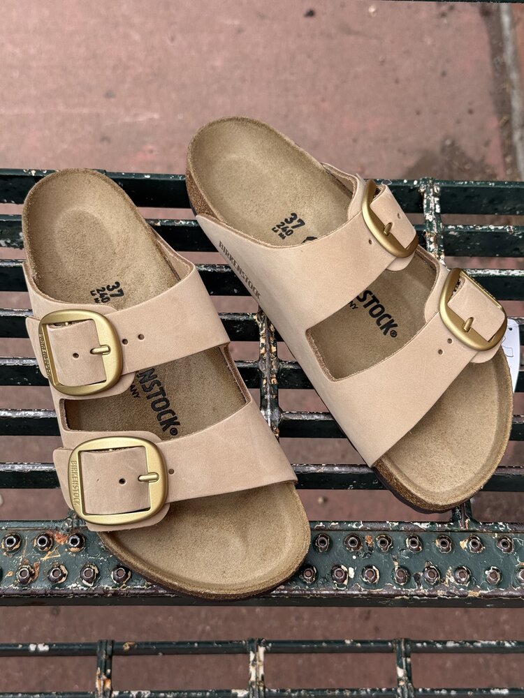 Birkenstock Arizona Big Buckle Nubuck Leather - Narrow