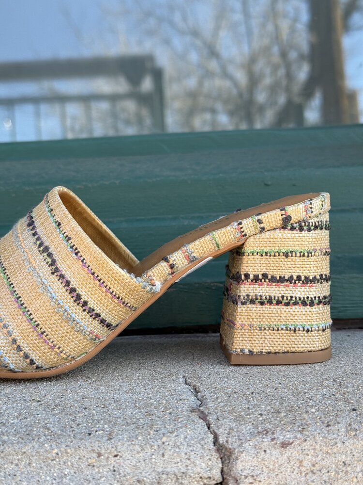 Seychelles Adapt Raffia Block Heel Sandal