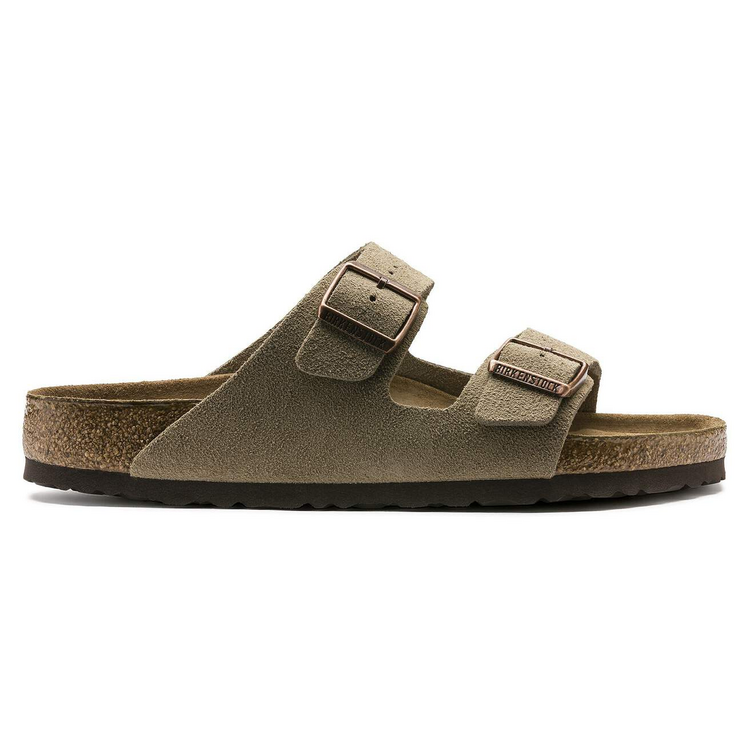 Birkenstock Arizona Suede Regular Width Soft Footbed