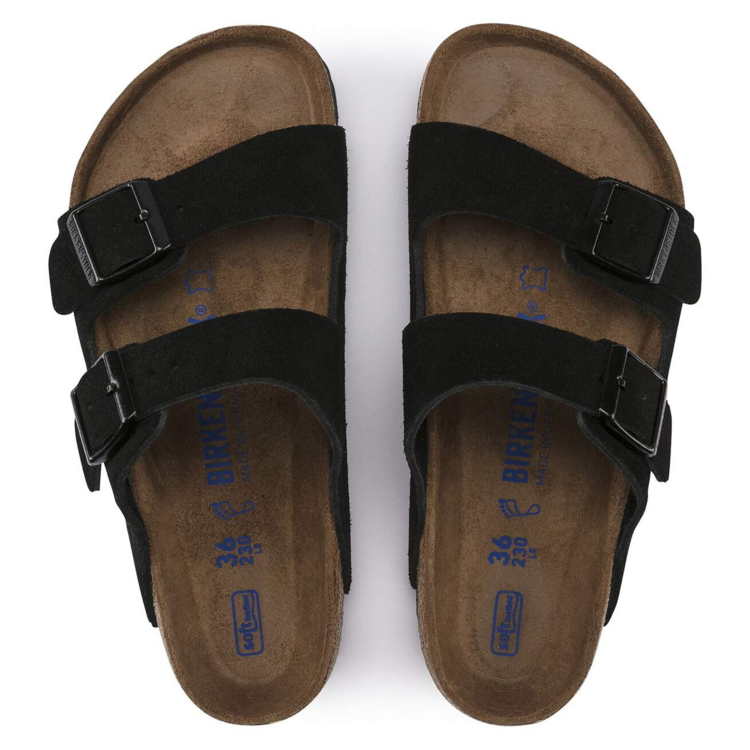 Birkenstock Arizona Suede Regular Width Soft Footbed