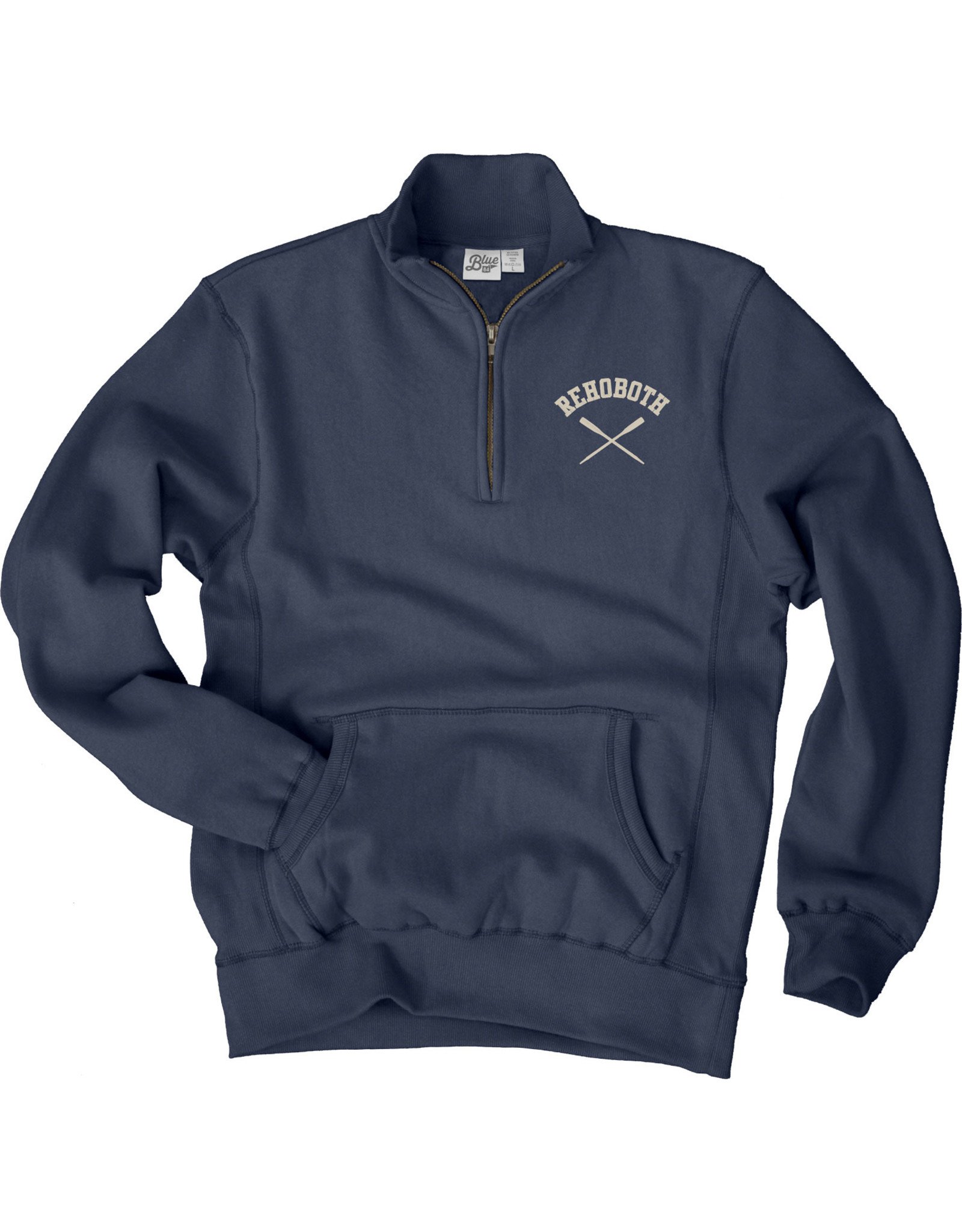 BLUE 84 MENS 1/2 ZIP DYNAMITE CROSSED OARS
