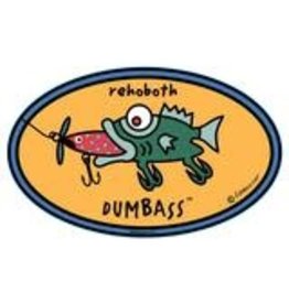 BLUE 84 BEACH STICKER DUMBASS