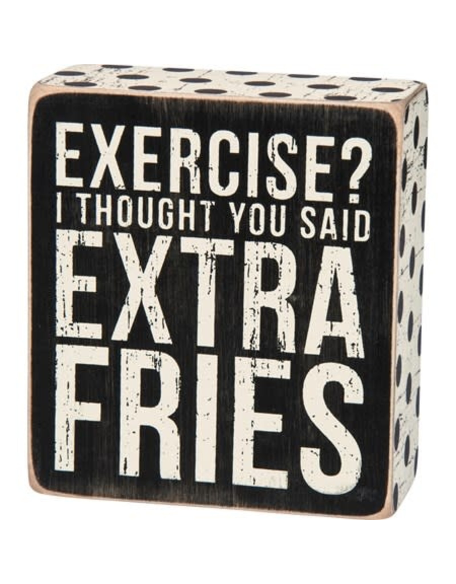 PRIMITIVES BY KATHY ATTITUDE BLOCK SIGNS EXERCISE? EXTRA FRIES