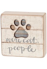 PRIMITIVES BY KATHY PET LOVER BLOCK SIGNS CAT PEOPLE