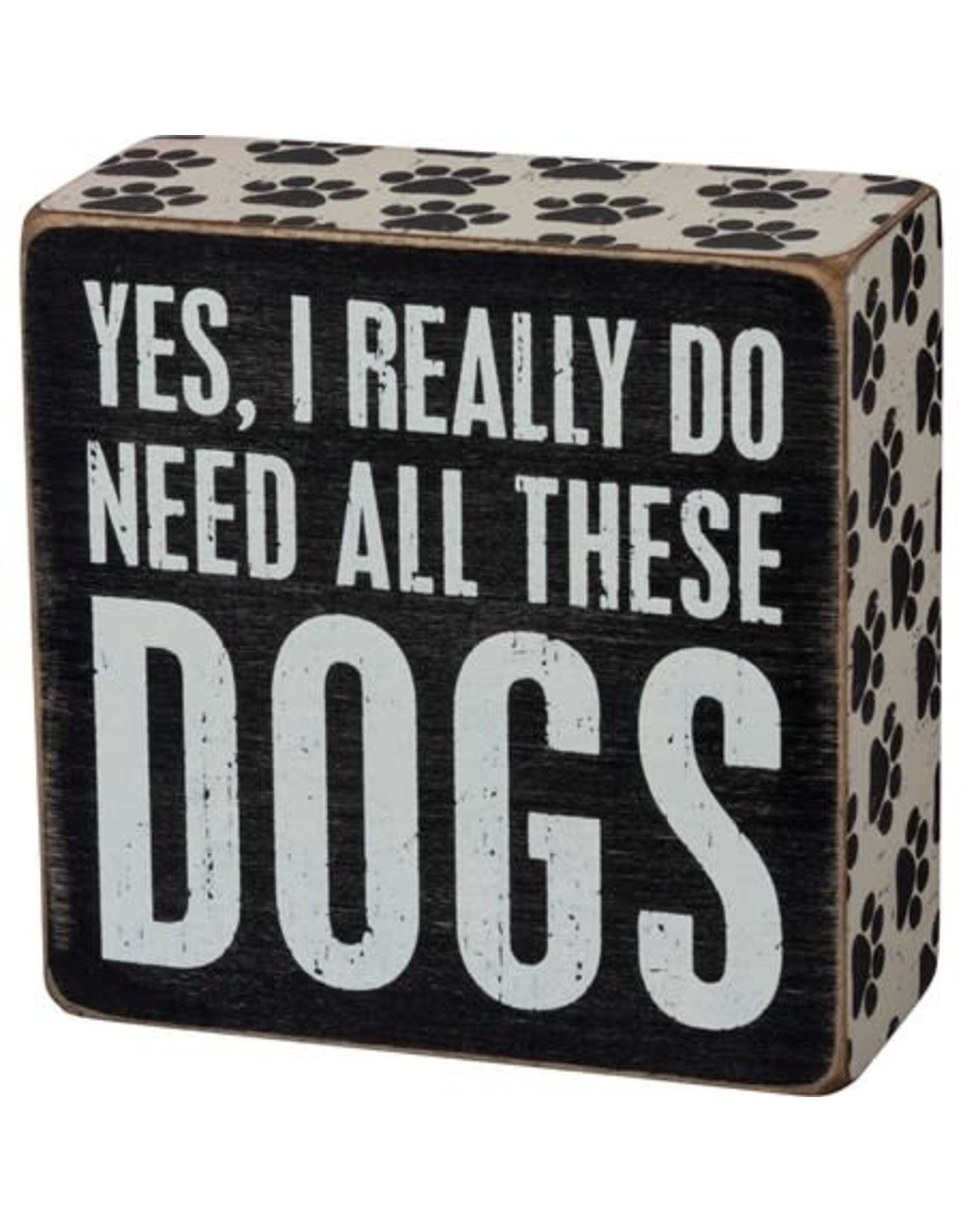 PRIMITIVES BY KATHY PET LOVER BLOCK SIGNS REALLY DO NEED ALL THESE DOGS