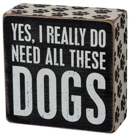 PRIMITIVES BY KATHY PET LOVER BLOCK SIGNS REALLY DO NEED ALL THESE DOGS