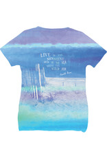 BLUE 84 SUBLIMATION LIVE IN THE SUN VNECK SS TEE