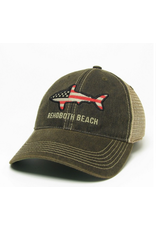 LEGACY ATHLETICS LEGACY OLD FAVORITE TRUCKER HAT BLACK FLAG SHARK