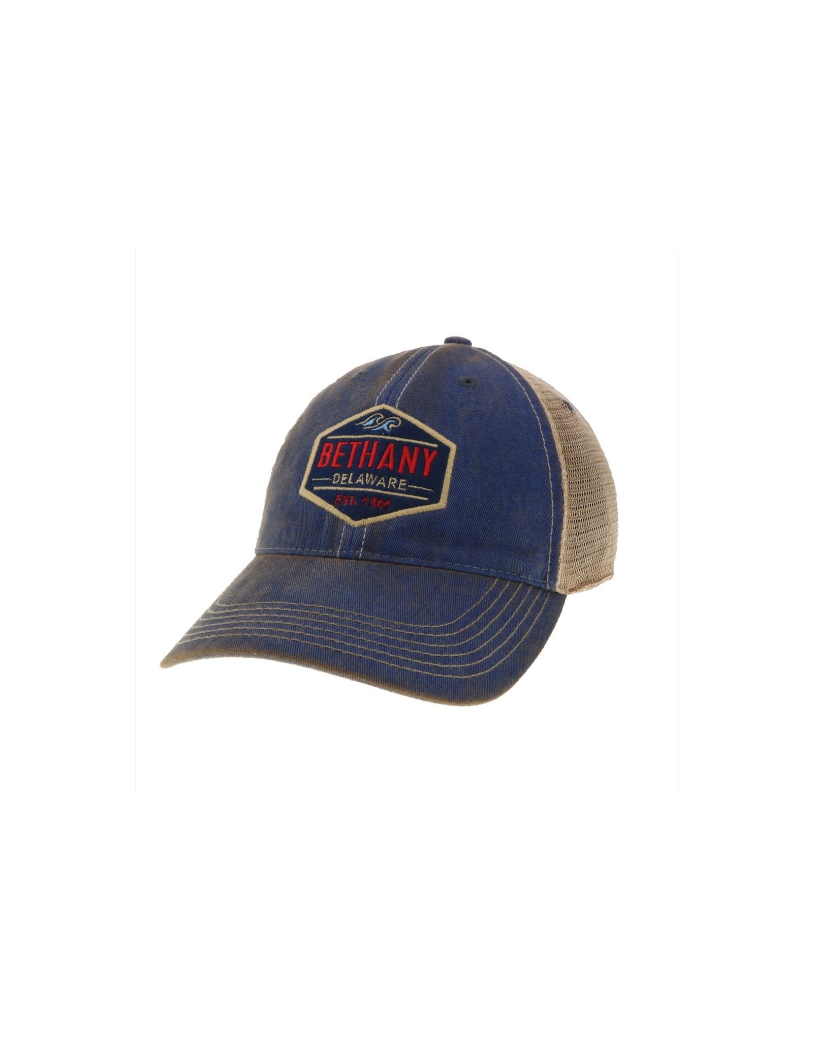 LEGACY ATHLETICS BETHANY LEGACY OLD FAVORITE TRUCKER HAT BLUE ACADEMY