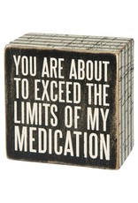 PRIMITIVES BY KATHY ATTITUDE BLOCK SIGNS MEDICATION