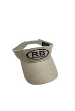 REHOBOTH LIFESTYLE CLASSIC COTTON BEACH VISOR ADJUSTABLE OS IVORY RB