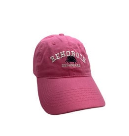 REHOBOTH LIFESTYLE CLASSIC COTTON BEACH HAT ADJUSTABLE OS PINK CRAB