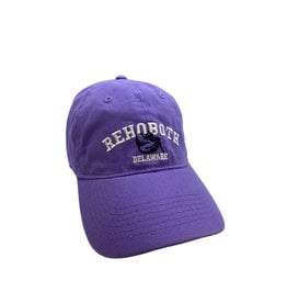 REHOBOTH LIFESTYLE CLASSIC COTTON BEACH HAT ADJUSTABLE OS VIOLET MERMAID