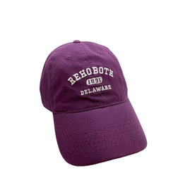 REHOBOTH LIFESTYLE CLASSIC COTTON BEACH HAT ADJUSTABLE OS BERRY 1891