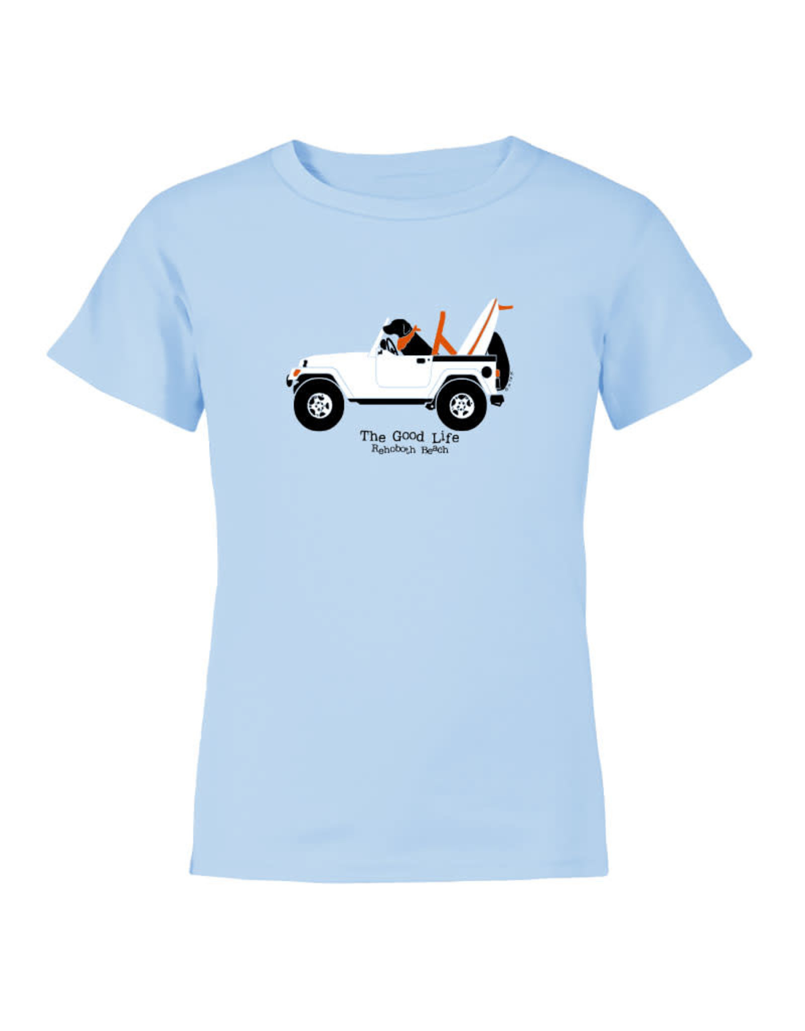 THE GOOD LIFE YOUTH LAB IN JEEP SS TEE