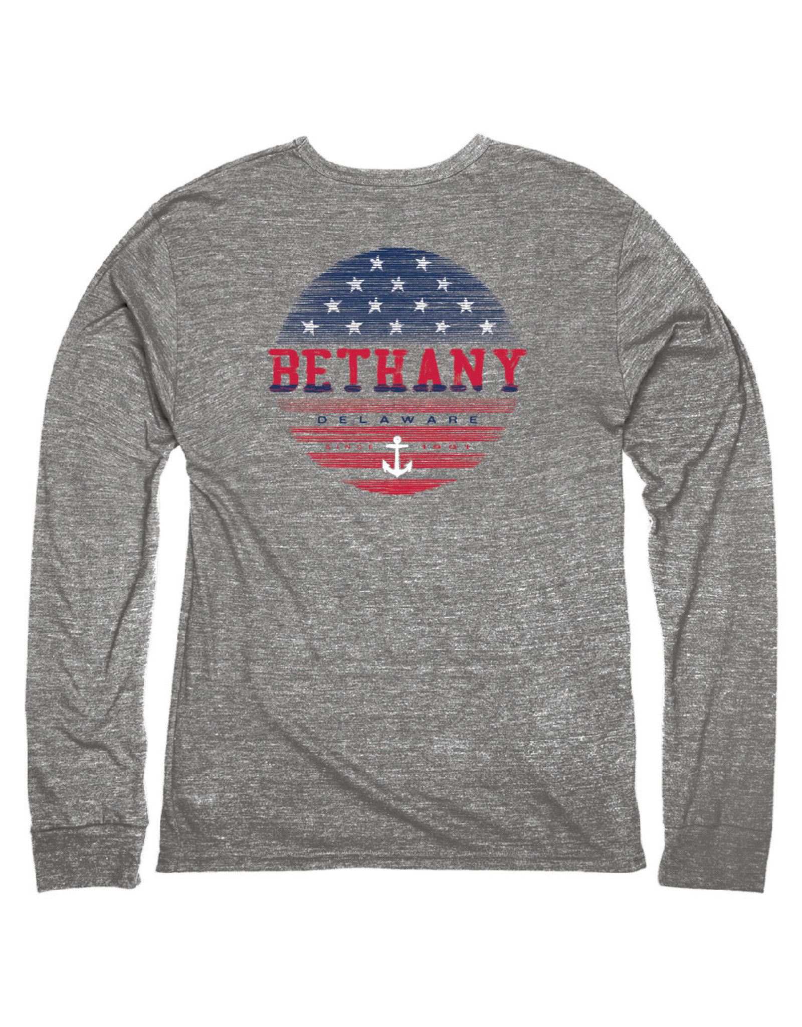 BLUE 84 BETHANY DECORUM FLAG TRIBLEND LS TEE